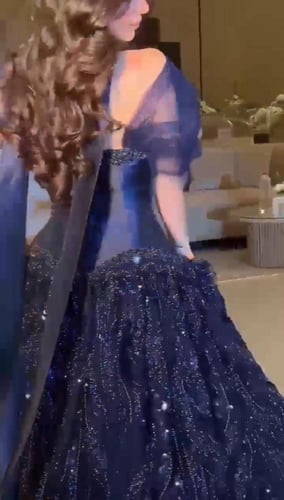 فستان سهرة أربعة ألوان