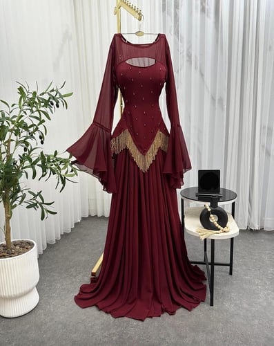 فستان زواج اكثر من لون