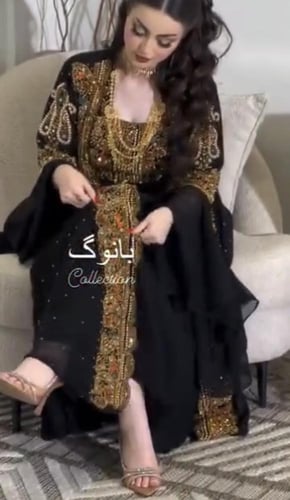 جلابية مناسبات ثلاثة ألوان