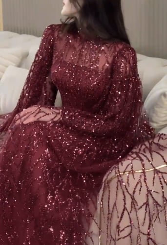 فستان سهرة لونين