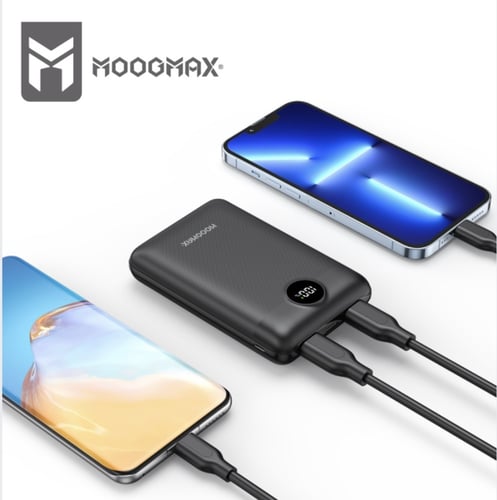 Moogmax شاحن متنقل سعة 20 الف 45 واط