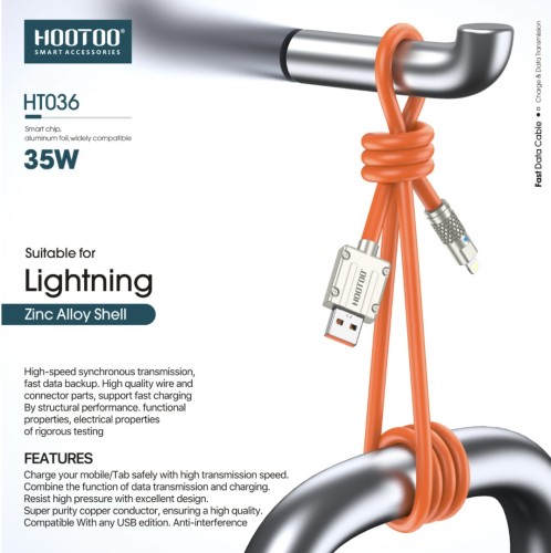 Hootoo كيبل usb مدعم