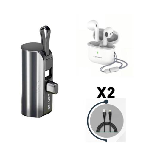 عرض بطارية الجيب + ايربودز