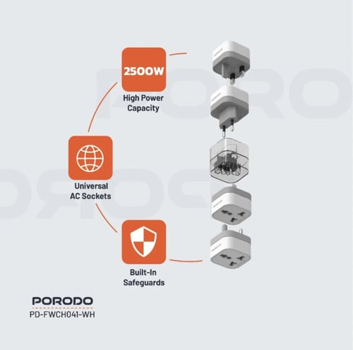 محولات افياش من porodo لاكثر من ١٥٠ دولة