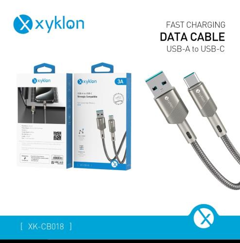 كيبل شحن usb تايب سي من xyklon