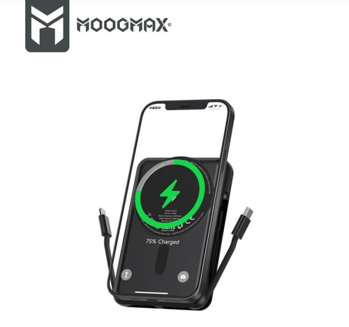 شاحن متنقل لاسلكي 4 في واحد من moogmax