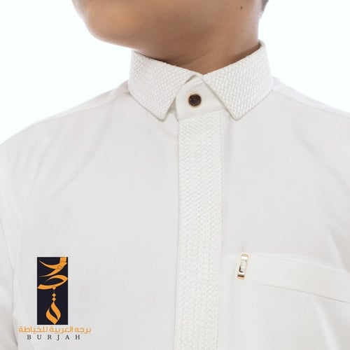 ثوب السمو ( اوف وايت ) (مقاسات واسعة)