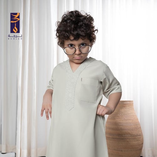 قميص نوم برجة ( لون رصاصي )