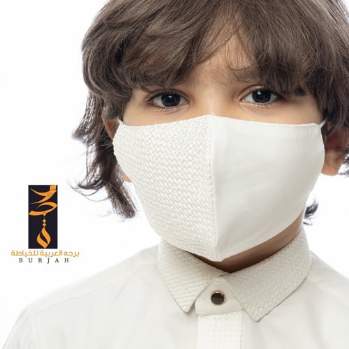 ثوب السمو ( اوف وايت ) (مقاسات واسعة)