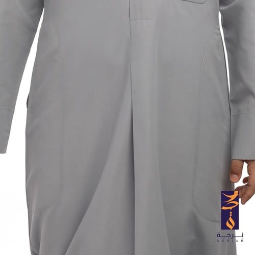 ثوب كويتي ( رصاصي )