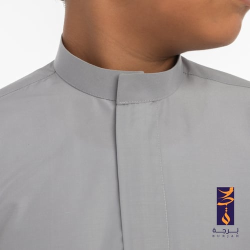 ثوب كويتي ( رصاصي )