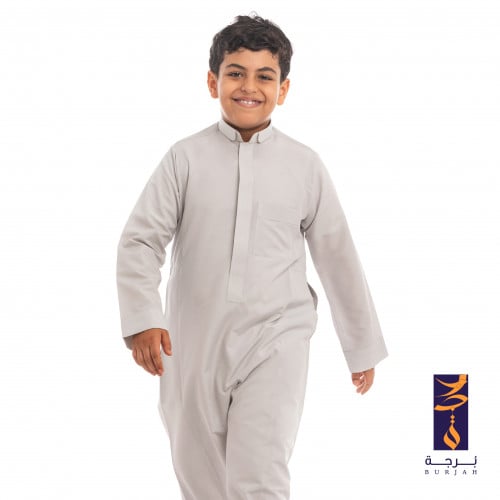 ثوب كلاسيك ( رمادي فاتح ) 2