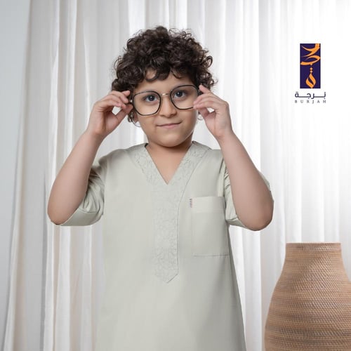 قميص نوم برجة ( لون رصاصي )