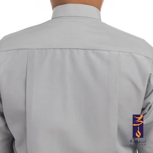 ثوب كويتي ( رصاصي )