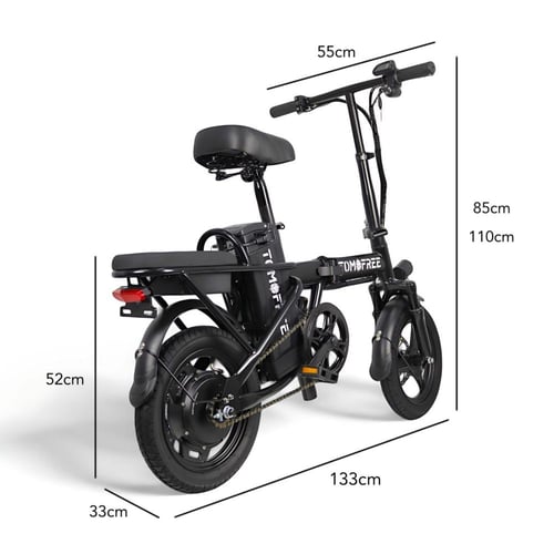 دراجة كهربائية قابلة للطي 48V ببطارية قابلة للإزال...