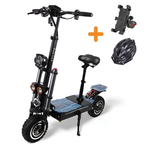 سكوتر الوحش بمحركين 60v 6000w سرعة 100km