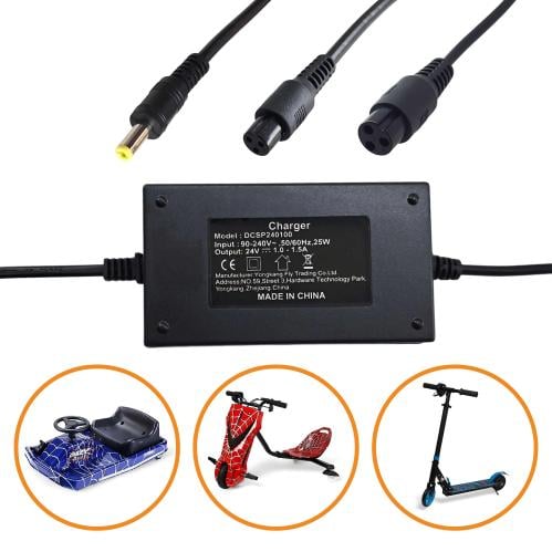 شاحن 24v أصلي مناسب لمختلف السكوترات الكهربائية مت...