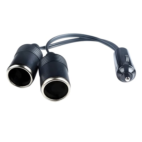 محول مخرج ولاعة السيارة إلى مخرجين 12v-24v
