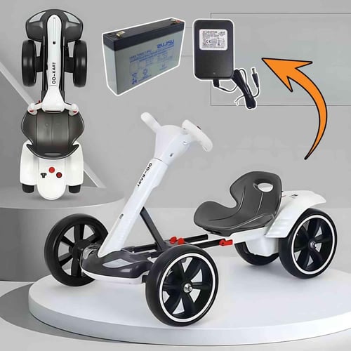 سيارة أطفال كهربائية سباق قابلة للطي لعمر 3 إلى 6...