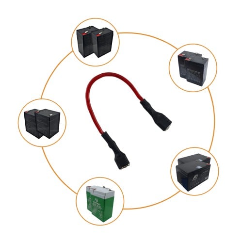 وصلة توصيل بين البطاريات 6v-12v