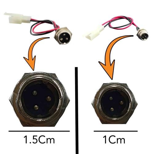 منفذ شحن للسكوترات والدراجات مدخل شاحن صغير وكبير...