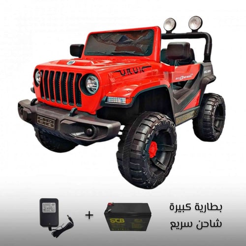 سيارة أطفال كهربائية جيب كبير بعمر 3 إلى 8 سنوات +...