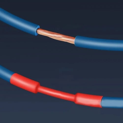 عازل أسلاك الكهرباء 140 قطعة بمحفظة من البلاستيك