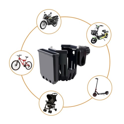حامل للجوال والمطارة 2 في 1 للدراجات والسكوترات