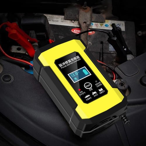 جهاز شحن البطاريات 12V 6A شاحن سريع