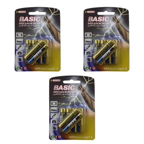 بطارية AAA 1.5V سوبر الكلاين الأصلي 6 حبات