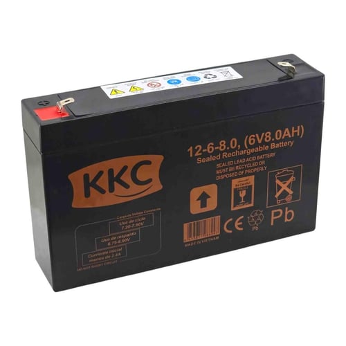 بطارية سيارة أطفال 6v 8a قابلة لأعادة الشحن والأست...