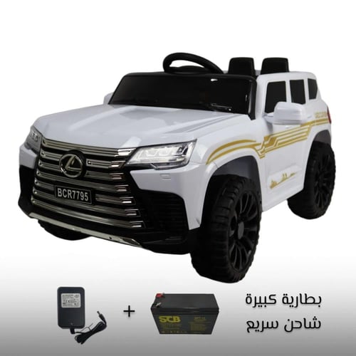 سيارة أطفال كهربائية جيب لكزس تحكم من الجوال مناسب...