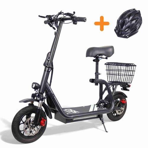 سكوتر كهربائي للكبار S12 48v 500w موديل 2025 كفرات...