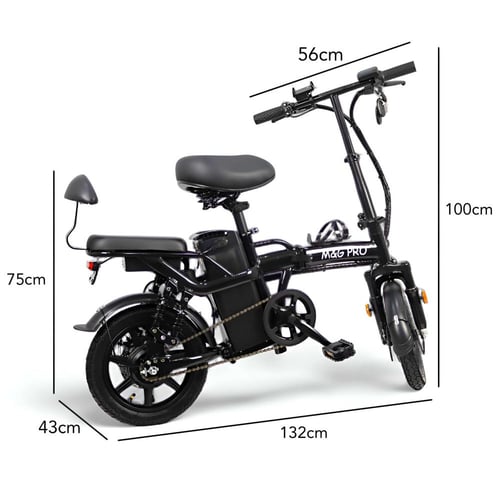 دراجة كهربائية 48v قابلة للطي مع بطارية قابلة للإز...
