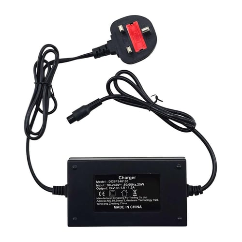 شاحن 24v أصلي مناسب لمختلف السكوترات الكهربائية مت...