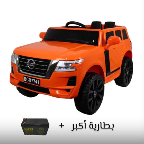 سيارة أطفال كهربائية جيب نيسان باترول تحكم من الجو...