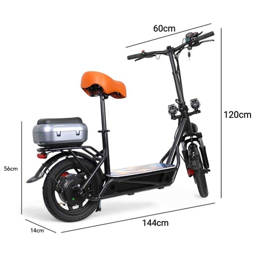 سكوتر كهربائي للكبار بوسلة الجديد مقاس 14 بقوة 48V...