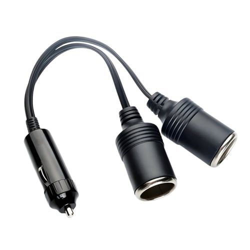 محول مخرج ولاعة السيارة إلى مخرجين 12v-24v