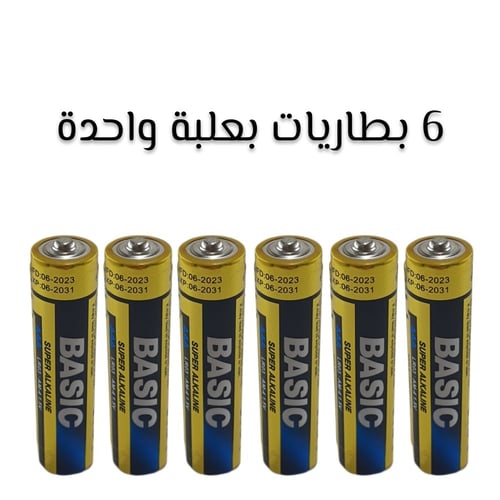 بطارية AAA 1.5V سوبر الكلاين الأصلي 6 حبات