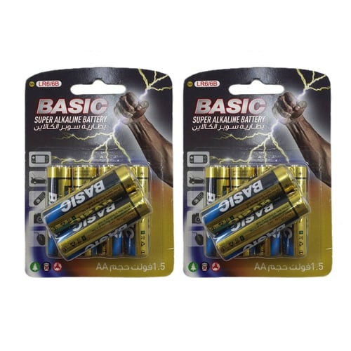 بطارية AA 1.5V سوبر الكلاين الأصلي 6 حبات