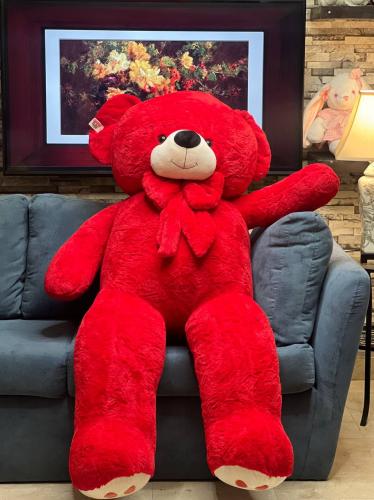 دبدوب أحمر عملاق 180 سم