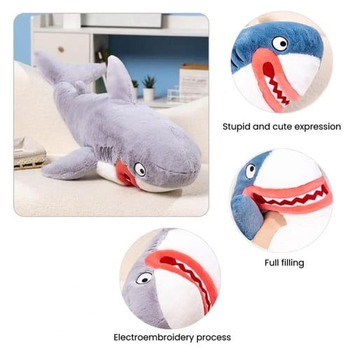 قرش أحمر الشفاه: وسادة ناعمة تُضفي لمسة من المرح ع...