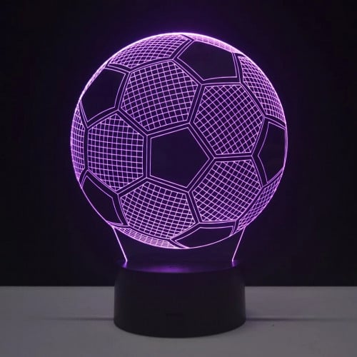 مصباح إضائة ثلاثي الأبعاد بتصميم كرة