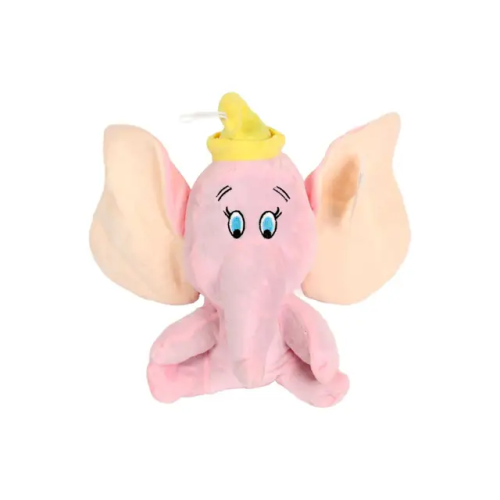 دمية فيل دامبو القطيفة باللون الوردي - دمية ناعمة...