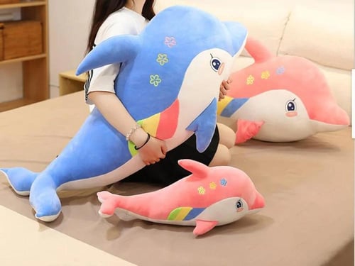 دولفين دمية ، وسادة نوم ، وسادة ، دمية حيوان محشوة...