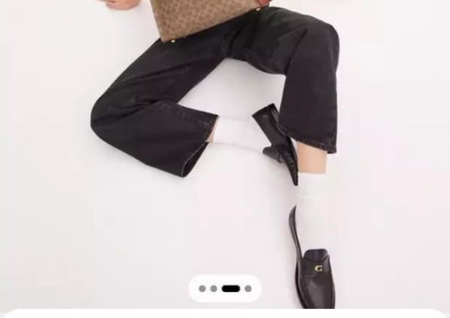 شوز coach اسود مقاس 40