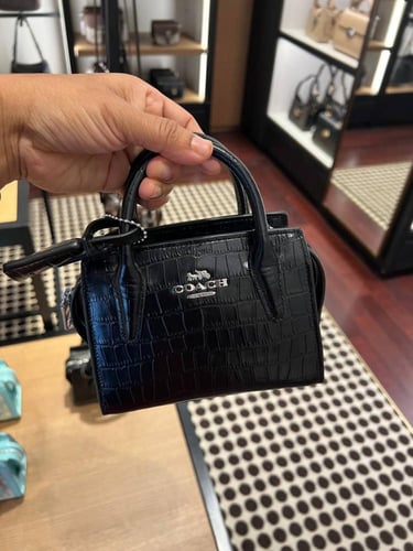 شنطة ميني أسود coach