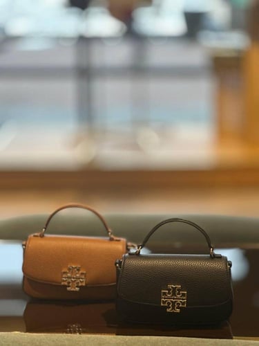 شنطة أسود ميني tory burch