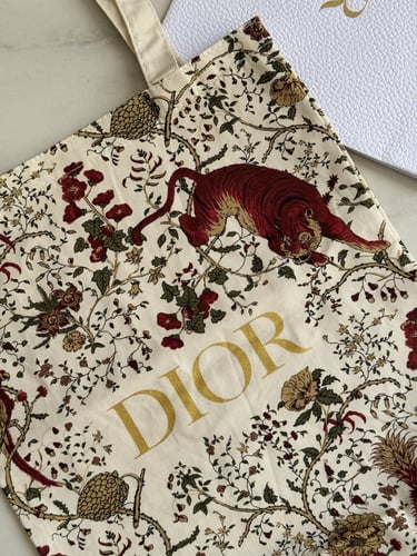 كيس قماش dior