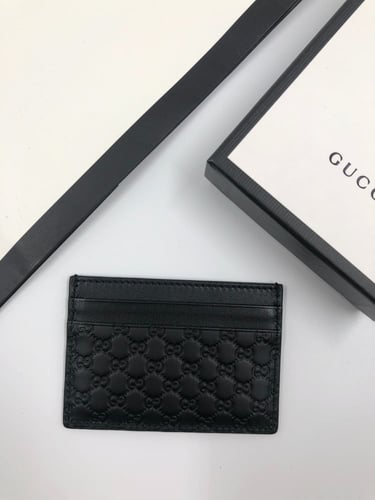 حامل بطاقات كحلي gucci